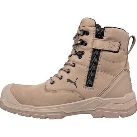 Zip store safety boots