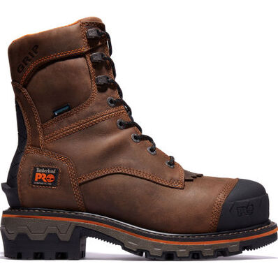 Timberland PRO Boondock HD Men's 8-inch Composite Toe 400G Insulated Waterproof Logger Work Boot, , large