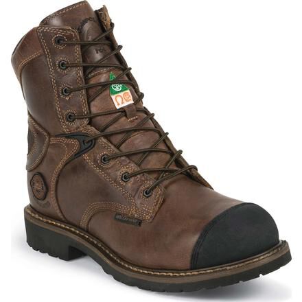 Justin men's waterproof online & insulated work boots