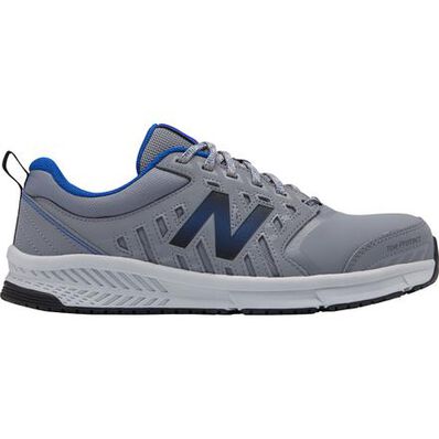 New Balance 412v1 Men's Alloy Toe Grey Athletic Work Shoes, , large