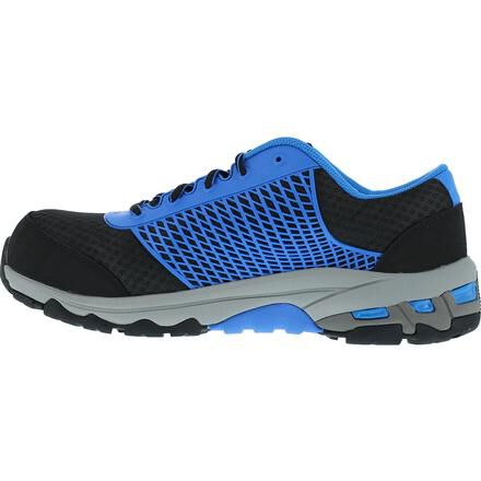 Black Blue Composite Toe Work Athletic Shoe Reebok Heckler