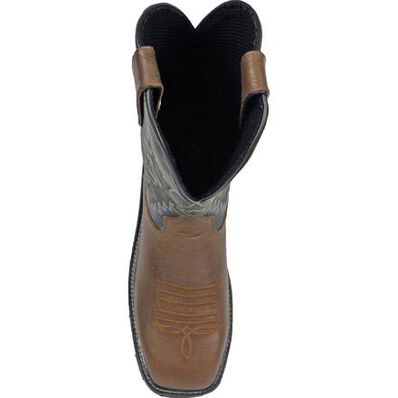 HOSS Landon Men's 11-inch Steel Toe Electrical Hazard Western Work Boot, , large