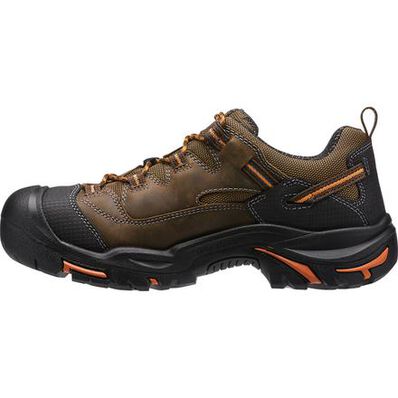 KEEN Utility® Braddock Low Men's Leather Electrical Hazard Resistant Oxford, , large