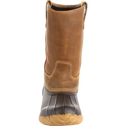 Pull on duck boots sales