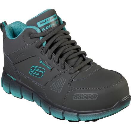 SKECHERS Work Telfin Chedi Women s Alloy Toe Static Dissipative Slip Resistant Athletic Work Shoe 77272CCTL