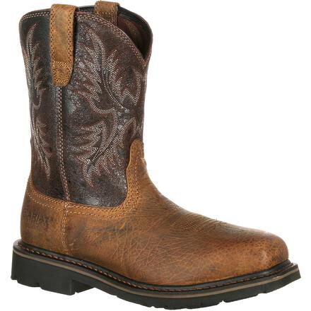 Ariat Sierra Wide Square Toe Steel Toe Puncture Resistant Western Work Boot