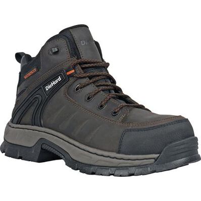 DieHard Squire Men's 5 inch Composite Toe Electrical Hazard Waterproof Work Hiker, , large