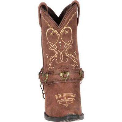 Lil' Crush™ by Durango® Big Kid Heartfelt Western Boot, , large