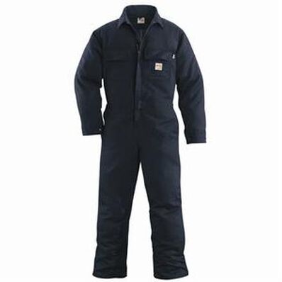 Carhartt Navy Flame Resistant Unlined Twill Coverall, , large