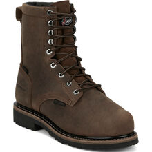 Justin Work Pulley Men's 8-inch Internal Met Composite Toe Waterproof Work Boot