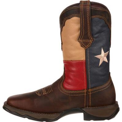 durango rebel flag western texas lady boot pull