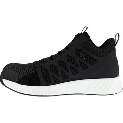 Reebok Fusion Flexweave Work Men's Composite Toe Electrical Hazard Mid-Cut Athletic Shoe, , large