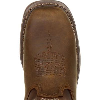 rocky iron skull composite toe waterproof western boot