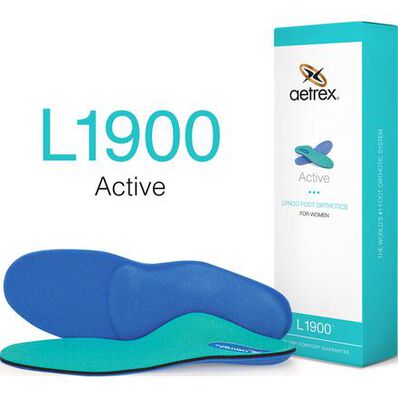 Aetrex Men's Active Medium/High Arch Orthotic for Athletic Shoes, , large