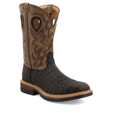 Twisted X Men's 12-Inch Alloy Toe Electrical Hazard Western Work Boot, , large