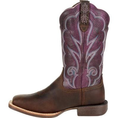 Durango® Lady Rebel Pro™ Women's Ventilated Plum Western Boot, , large