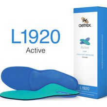 Aetrex Men's Active Low/Flat Arch Posted Orthotic for Athletic Shoes