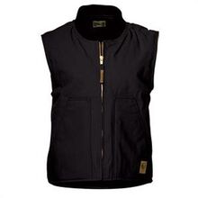 Berne Black Quilt-Lined Duck Workman's Vest