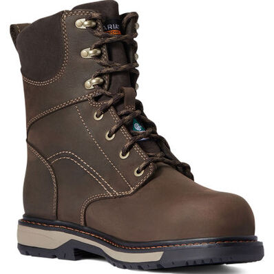 Ariat Riveter Glacier Grip Women's 8-inch CSA Composite Toe 400G Insulated Waterproof Work Boot, , large