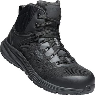 KEEN Utility® Vista Energy Mid Men's Carbon Fiber Toe Electrical Hazard Hi-Top Athletic Work Shoe, , large