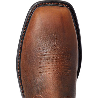 Ariat WorkHog XT Cottonwood Men's 11-inch Carbon Nano Toe Pull-On Western Work Boot, , large