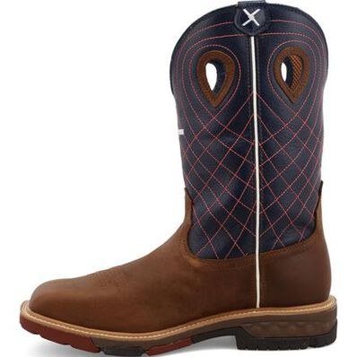 Twisted X CellStretch Men's 12-Inch Alloy Toe Electrical Hazard Waterproof Western Work Boot, , large
