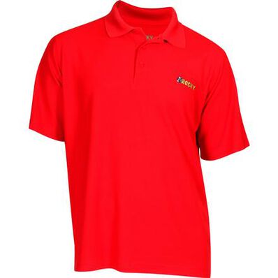 Rocky Logo Short-Sleeve Polo Shirt, , large