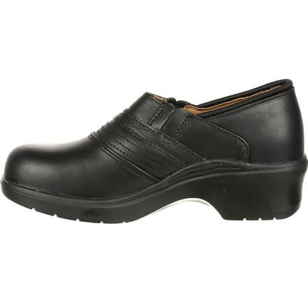 womens slip on steel toe shoes