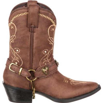Lil' Crush™ by Durango® Big Kid Heartfelt Western Boot, , large