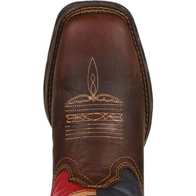 Lady Rebel™ by Durango® Texas Flag Pull-On Western Boot, , large