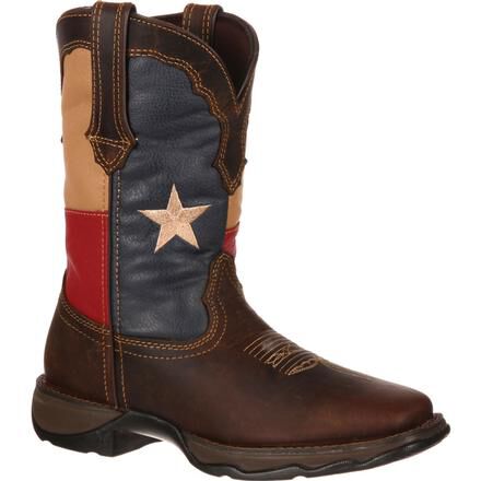 Women s Texas Flag Western Boots Lady Rebel by Durango