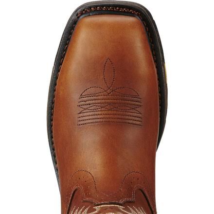 Ariat Workhog Wide Square Toe CSA Approved Composite Toe Puncture Resistant Waterproof Western Work Boot 10017175