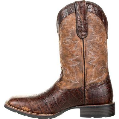 Durango® Mustang™ Gator Emboss Western Boot, , large