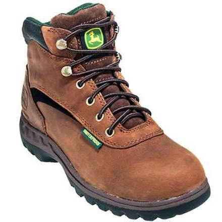 John Deere Women s Utility Steel Toe Waterproof Hiker Work Boot JD3624