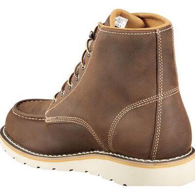 Carhartt Wedge Men's Moc-Toe Electrical Hazard Waterproof Leather Work Boot, , large