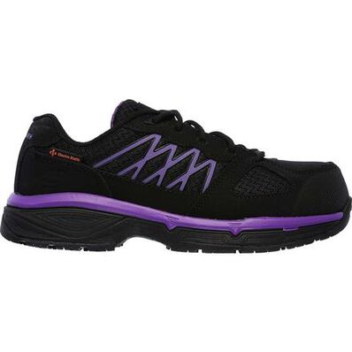 SKECHERS Work Relaxed Fit Conroe Kriel ESD Women's Alloy Toe Static-Dissipative Work Athletic Shoe, , large