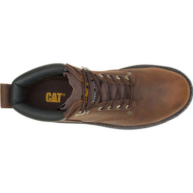 Cat Second Shift Men's 6-inch Steel Toe Electrical Hazard Work Boot, , large