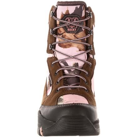 Women s Pink Camo GORE TEX Waterproof Insulated Boot Rocky