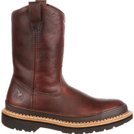 Georgia boots steel toe pull on shop