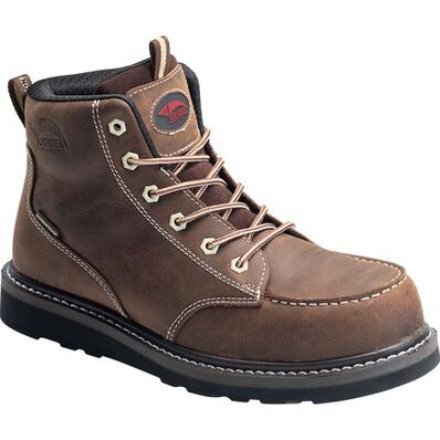 Avenger Wedge Men's Moc Carbon Nano Toe Electrical Hazard Waterproof Work Boot, , large