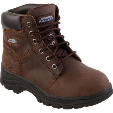 Skechers Work Workshire-Peril Women's 6 inch Steel Toe Electrical Hazard Work Boot, , large