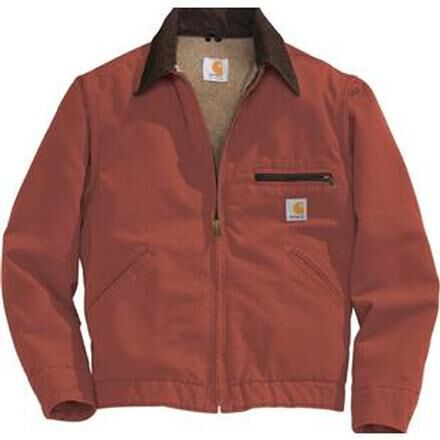Carhartt sandstone jacket sherpa lined shop
