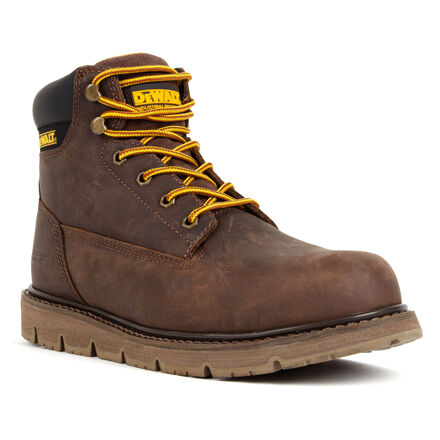 DEWALT Flex Men s Steel Toe Brown Tie Up Wedge Work Boots