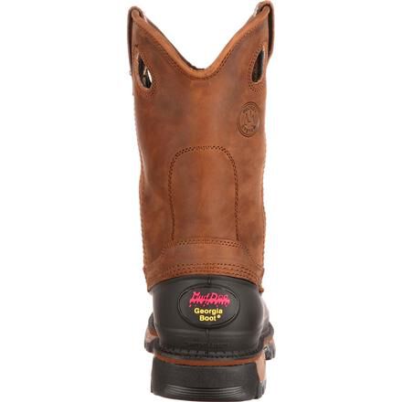 Steel toe shop dog boots