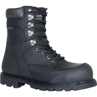 RefrigiWear Titanium Leather Composite Toe Waterproof 800g Insulated Work Boot, , large