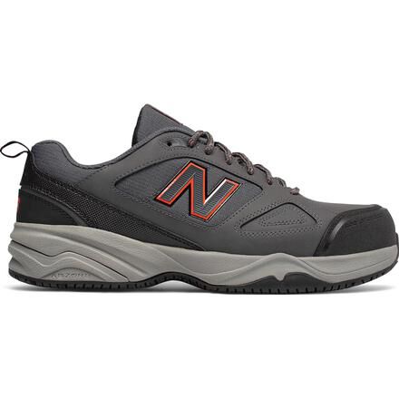 New Balance 627v2 Men s Steel Toe Slip Resistant Static Dissipative Grey Athletic Work Shoes MID627G2