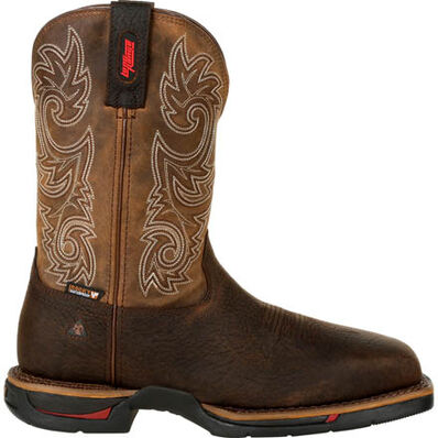 Rocky Long Range Steel Toe Waterproof Western Boot, , large