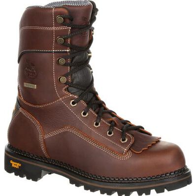Georgia Boot AMP LT Logger Low Heel Waterproof Work Boot, , large Georgia Boot AMP LT Logger Low Heel Waterproof Work Boot, , large