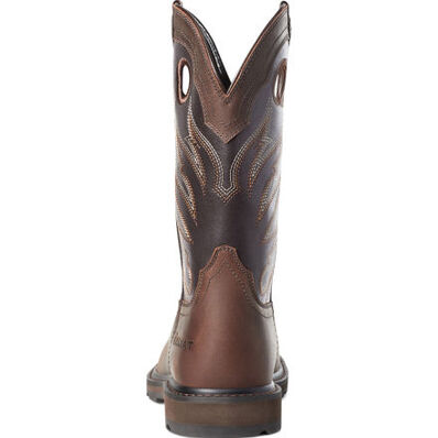 Ariat Groundbreaker Men's Steel Toe Pull-On Western Work Boot, , large