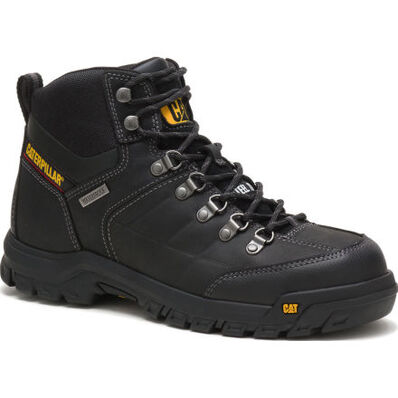 Cat Threshold Men's 6-inch Steel Toe Electrical Hazard Waterproof Work Boot, , large